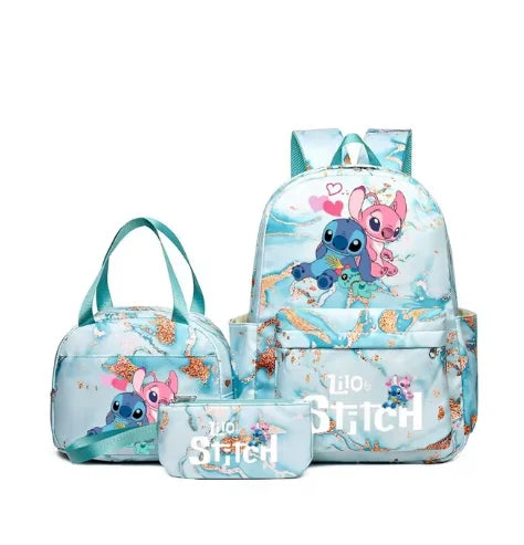 Kit 3peças Lilo Stitch Mochila Escolar